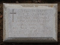 Struma Military Cemetery - Clover, Edward Ernest